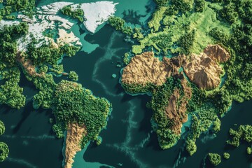 green moss on the rocks