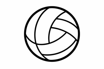 volleyball ball isolated on white
