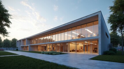 Fototapeta premium Exterior of a Beautiful Architectural Structure