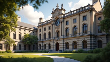 Exterior of a Beautiful Architectural Structure