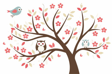 Obraz premium tree with hearts