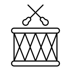 drum outline icon