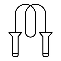 jumping rope outline icon