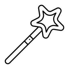 magic wand outline icon