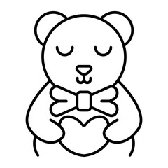bear outline icon