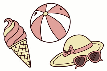 ice cream on a black background