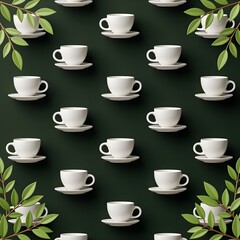 Enjoy green tea drinks