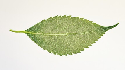 Fototapeta premium photograph hemp leaf isolated