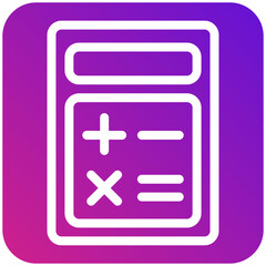 Fototapeta premium Calculator Vector Icon Design Illustration