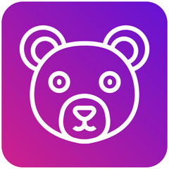 Bear Vector Icon Design Illustration