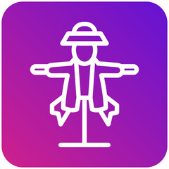 Scarecrow Vector Icon Design Illustration