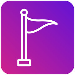 Flag Vector Icon Design Illustration