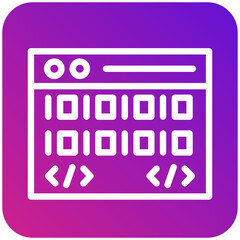 Coding Vector Icon Design Illustration