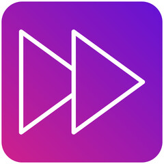 Forward Vector Icon Design Illustration