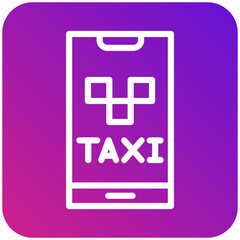 Taxi Vector Icon Design Illustration