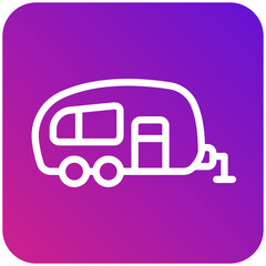 Caravan Vector Icon Design Illustration