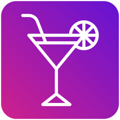 Martini Vector Icon Design Illustration