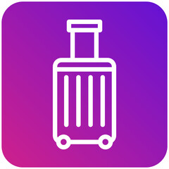 Luggage Vector Icon Design Illustration