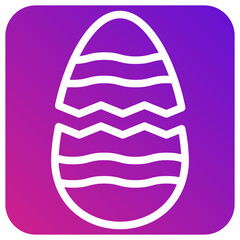 Broken egg Vector Icon Design Illustration