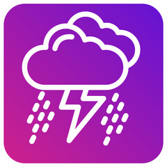 Storm Vector Icon Design Illustration