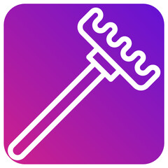 Rake Vector Icon Design Illustration