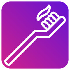 Toothbrush Vector Icon Design Illustration