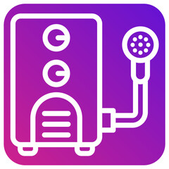 Water boiler Vector Icon Design Illustration