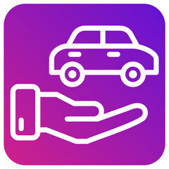 Car insurance Vector Icon Design Illustration