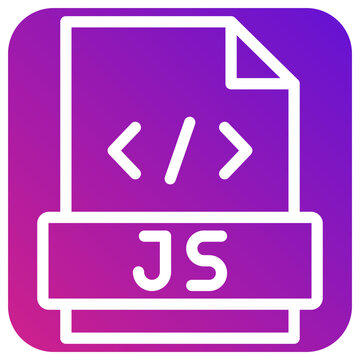 Javascript Vector Icon Design Illustration