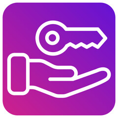 Key Vector Icon Design Illustration