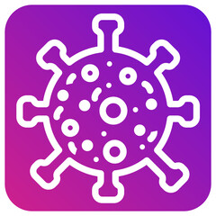 Virus Vector Icon Design Illustration