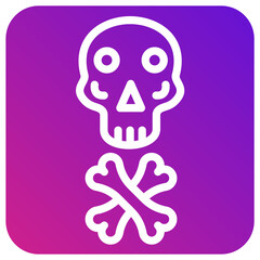 Skull Vector Icon Design Illustration