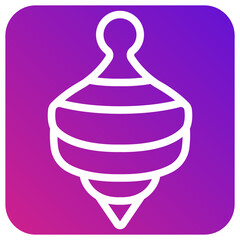Spinning top Vector Icon Design Illustration