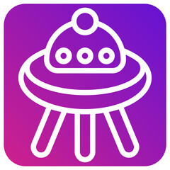 Ufo Vector Icon Design Illustration