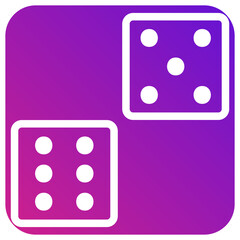 Dice Vector Icon Design Illustration