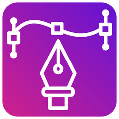 Pen tool Vector Icon Design Illustration