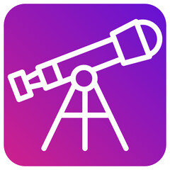 Telescope Vector Icon Design Illustration