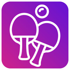 Ping pong Vector Icon Design Illustration