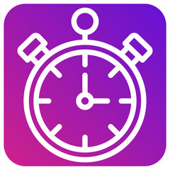 Stopwatch Vector Icon Design Illustration