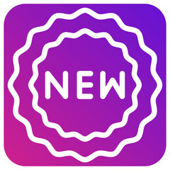 New Vector Icon Design Illustration