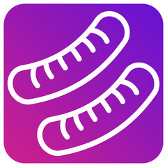 Sausage Vector Icon Design Illustration