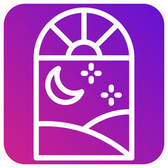 Window Vector Icon Design Illustration