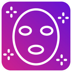 Face mask Vector Icon Design Illustration