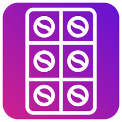 Blister Vector Icon Design Illustration