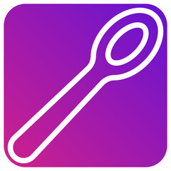 Spoon Vector Icon Design Illustration