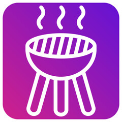 Grill Vector Icon Design Illustration