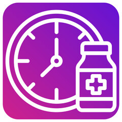 Clock Vector Icon Design Illustration