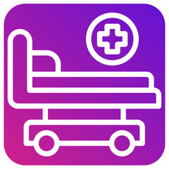 Bed Vector Icon Design Illustration