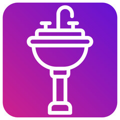 Sink Vector Icon Design Illustration