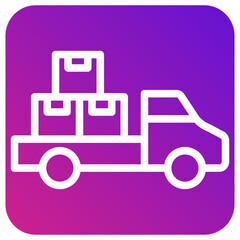 Delivery Truck Vector Icon Design Illustration